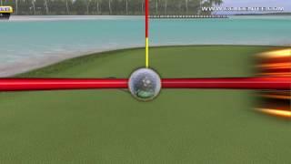 Golden Tee Great Shot on Sandy Reef!