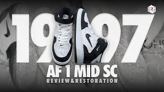[ENG SUB] AIR FORCE 1 MID SC  'Black & White' REVIEW & RESTORATION - 에어포스1 미드 달마시안 리뷰 & 복원
