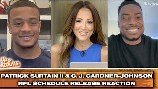 CJ Gardner-Johnson, Patrick Surtain II Join Kay Adams PLUS NFL Schedule Reaction | Up & Adams