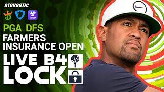 2023 Farmers Insurance Open PGA DFS Picks | Golf DFS Live Before Lock DraftKings, FanDuel