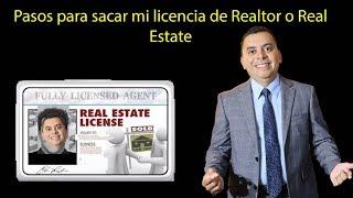 Pasos para sacar mi licencia de Realtor o Real Estate