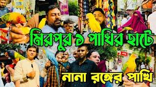 শীতের আমেজে জমেছে মিরপুর ১ পাখির হাট। Mirpur 1 Pakhir Hat। Birds Price BD