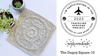 Traveling Afghans, The Dagny Square, Free Crochet Pattern, Lionbrand traveling afghans project