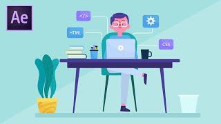 How To Animate a Scene With After Effects - Motion Graphics Tutorial