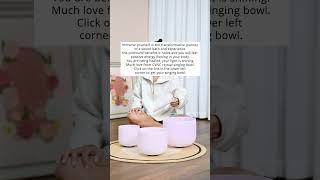 Enjoy the healing power of CVNC pink crystal singing bowl  #singingbowl #432hz #meditation #relaxing