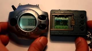 #1 Digimon Digivice Vs Digimon Tamagotchi (Agumon vs Agumon)