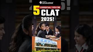 5 Crucial Tips for CLAT 2025 Aspirants – Only 4 Months Left! #CLAT2025
