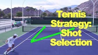 Tennis Strategy: Shot Selection