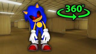 360° Sonic chases you in BACKROOMS #2 | VR 4K Experience