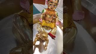 लड्डू गोपाल रोजाना स्नान सेवा मेरा प्यारा लड्डू#viral#video#like#share#subscribe