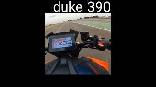 KTM Duke 390 top speed test #shorts#india #duke390