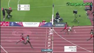 Men's 400m Final | Commonwealth Games 2014