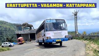 Erattupetta to Kattappana KSRTC Bus Yathra | Most Beautiful Hill way Ride