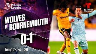 Wolverhampton v. Bournemouth 0-1 - Highlights & Goles | Premier League | Telemundo Deportes