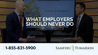 What Employers Should Never Do - Employment Law Show: S4 E11