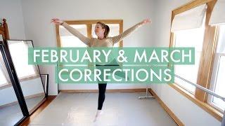 February & March Corrections