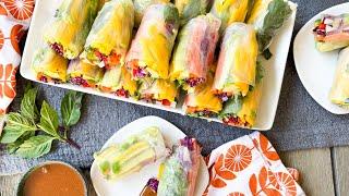 Vibrant Rainbow Summer Rolls Recipe