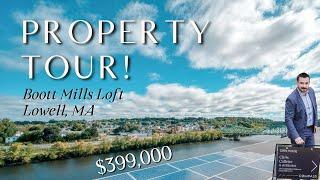 What can you get for $400,000 in Lowell, Massachusetts?  How about a waterfront condo with views!