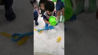 snow play with jazmer carl