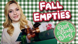 Fall 2024 Empties!  Bath & Body Works Products My Family Used This Season