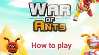 WAR OF ANTS | PLAY TO EARN | CRYPTO GAMES 2021