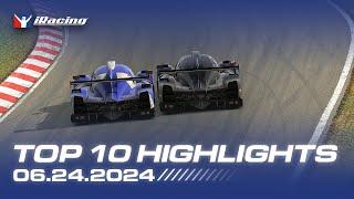 iRacing Top 10 Highlights - June 24th 2024