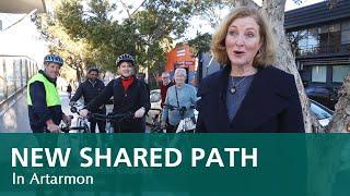 New shared path in Artarmon