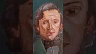 Frederic Chopin/ oil painting on a4 paper/2022 #chopin #portrait #painting #art