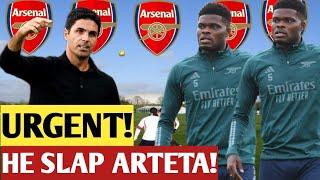 SHOCKING NEWS! THOMAS PARTEY'S SLAP MIKEL ARTETA EARLIER THIS MORNING AT THE TRAINING