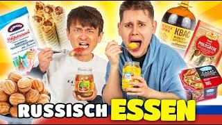 Wir ESSEN russischen SUPERMARKT leer!  mit Evanjo