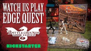 A 3D Swordfighting Board Game?! Watch Us Play Edge Quest!