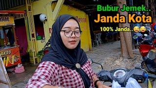 Bubur mujarab Janda kota suasana pagi tentang Bojonegoro penuh pesona para Wanita pembeli Jajanan.