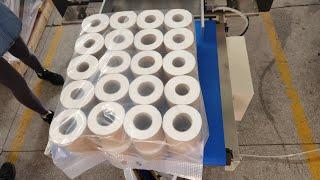 Máquina envasadora manual de 48 rollos de papel higiénico