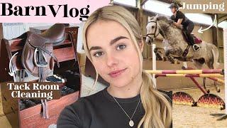 Barn Vlog - Jumping and Satisfying Cleaning and Organisation - This Esme Ad