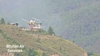 Gulfstream G450 Landing at Paro International Airport from 1 5