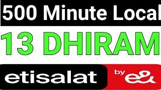 etisalat local call offer