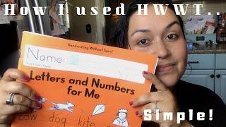 Handwriting Without Tears Review & How I kept it simple