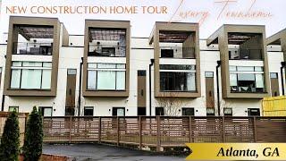  Luxury Townhouse Tour |  New Construction HomesTownhomes for Sale in Atlanta GA