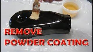 How to remove powder coating with diy stripper