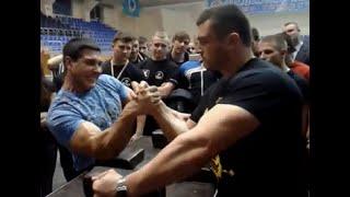 Taras Ivakin Andrey Pushkar Sparring Armwrestling 2014