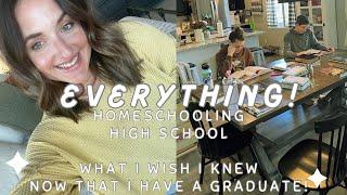 HOMESCHOOLING HIGH SCHOOL||EVERYTHING YOU NEED TO KNOW + GETTING EMOTIONAL + WHATS IMPORTANT ‍