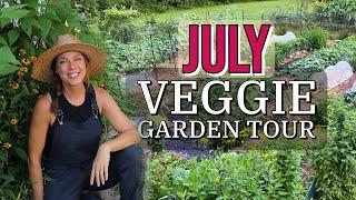 July Vegetable Garden Tour- Ohio 2024