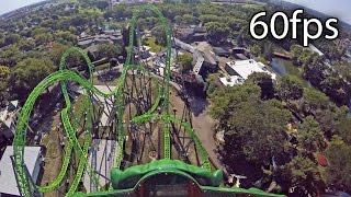 The Monster front seat on-ride HD POV @60fps Adventureland Iowa