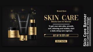 How to Create a Cosmetics | Skin Care Banner Design in Photoshop