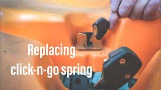 Click-n-Go issue: left spring broken