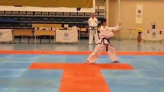 태권도 Yul-Gok pattern by DPRK Taekwon-do ITF demo team / Юль-Гок туль