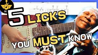 [Tabs]Blues licks of the week from Blues Guitar Lab Library/B.B. King, Eric Clapton and more.