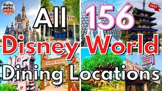 EVERY Walt Disney World DINING LOCATION GUIDE - 2023 - All Restaurants & Food Booths