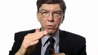 Clayton Christensen Applies Disruptive Innovation to the Individual  | Big Think