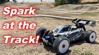 Team Corally Spark XB6 at the Racetrack! - Best 6S 1/8 Buggy?